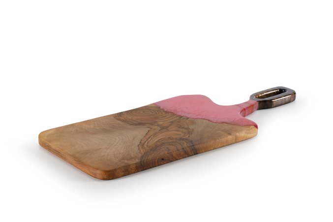 Epoksi Ahşap  Kesme Tahtası / Iroko /  2 EPX 1006