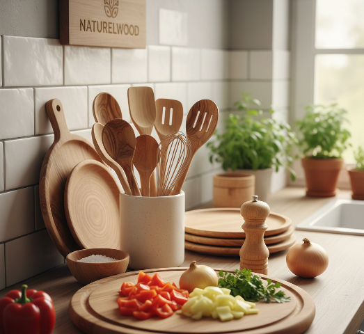 Why are wooden kitchen utensils healthier than plastic products?