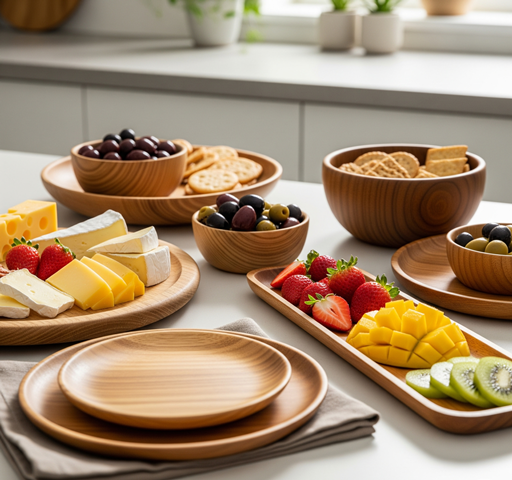 Functional Presentations with Service Product Wood