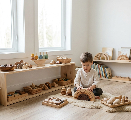 The Role of Wooden Toys in Montessori Education and Their Contributions to Child Development