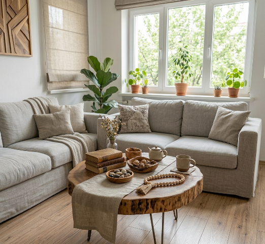 A Guide to Elegance in Home Decor with the Harmony of Linen and Wood