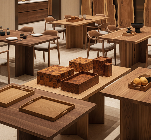 Holističko prostorno iskustvo oblikovano prirodnim drvom