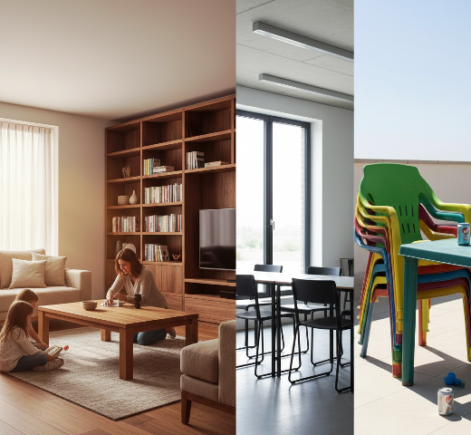 Wooden Furniture vs. Metal / Plastic – Which is More Durable and Healthier?