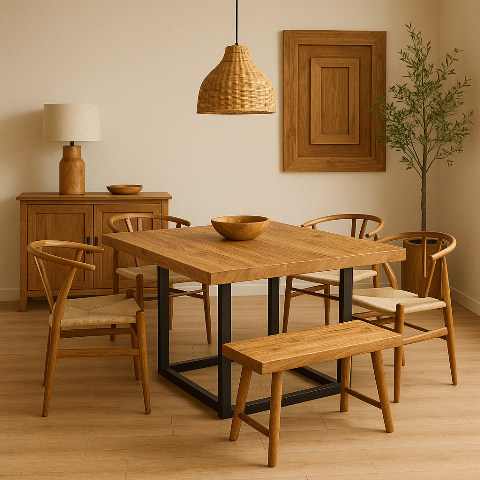 The Place of Natural Wood Tables in Decoration and Combination Suggestions