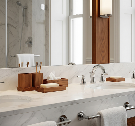 Using Wood in Hotel Bathrooms: The Balance of Humidity and Elegance