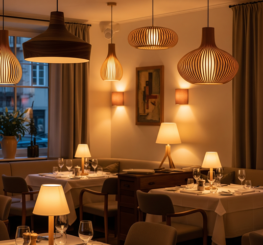 The Effect of Wooden Lighting on Ambient Psychology in Restaurants