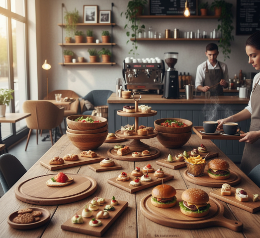 The Most Preferred Wooden Serving Equipment for Cafes and Restaurants