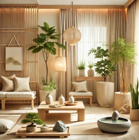 Add Peace to Your Living Spaces with Natural Materials Wood and Feng Shui