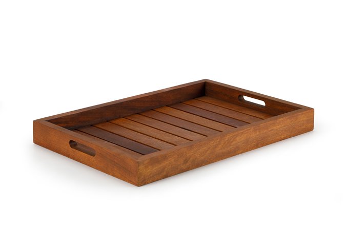 Yüksek Kenarlı Tepsi / İroko / 3316